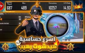 اسرع حساسيه هيدشوت ببجي